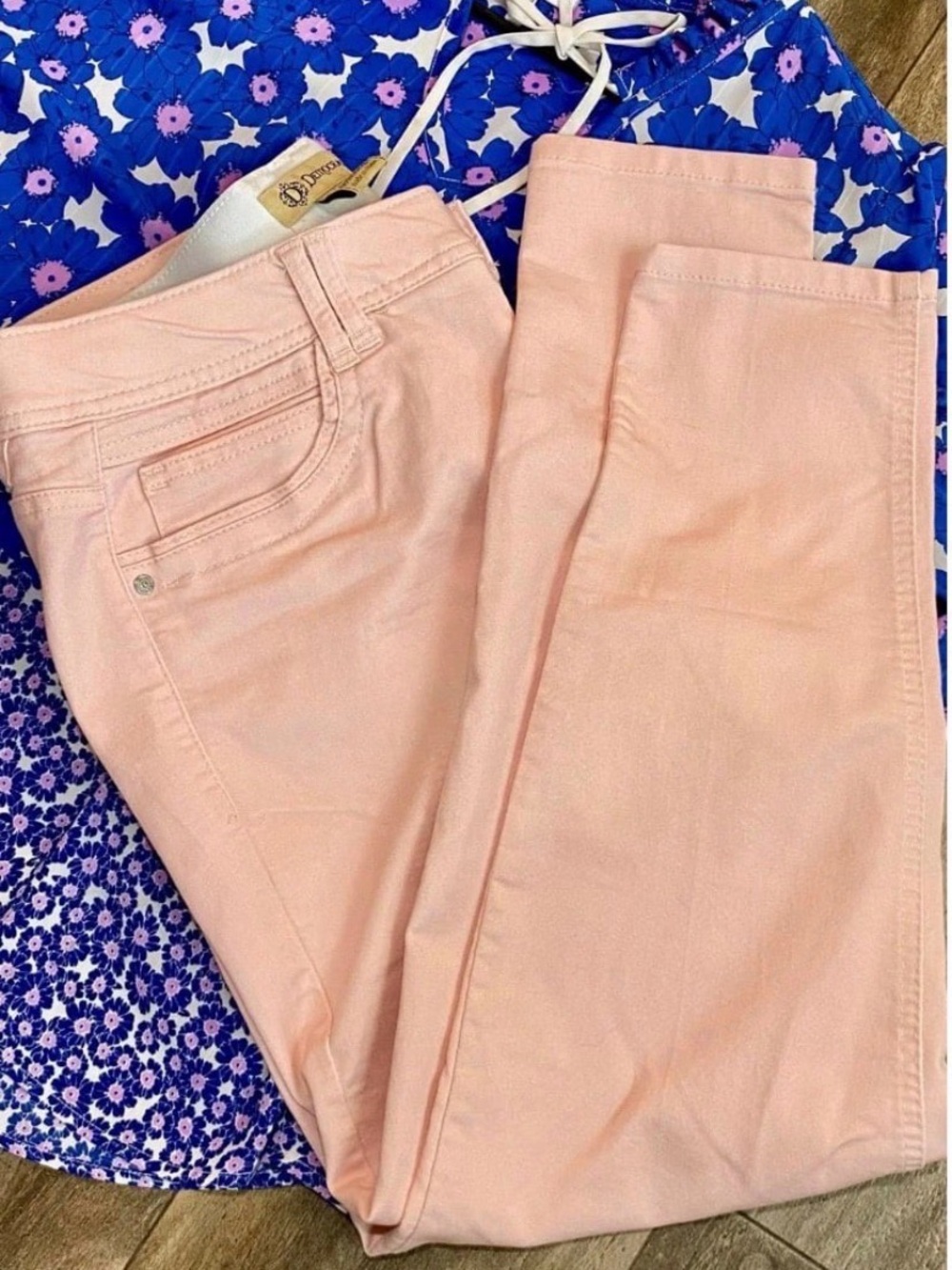 Democracy Soft Blush Pink Stretch Jeggings